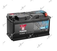 Yuasa YBX9019 Batterie voiture 12 V 95 Ah 850 CCA AGM Start Stop Plus sans entretien