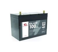 EZA Batterie Auxiliaire AGM 100Ah Etanche et sans Entretien Camping-Car