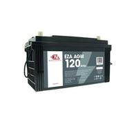 EZA Batterie Auxiliaire AGM 120Ah Etanche et Sans Entretien Camping-Car