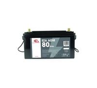 EZA Batterie Auxiliaire AGM 80Ah Etanche et Sans Entretien Camping-Car G