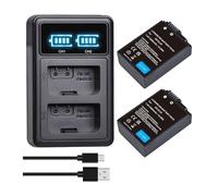 Batterie Batmax EN-EL25 en EL25 2080mAh + Double Chargeur, Compatible for Nikon, for Z50, Z50 II, Z30, Chargeur De Caméra ZFC MH-32(2 Battery 1 Charger)