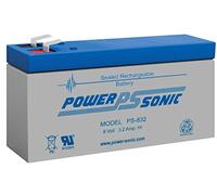 Batterie batterie powersonic pS 832-powersonic pS832 powersonic 832-8 v-pS-rechargeable-sealed 3,2 ah lead acid (sLA) batterie aGM/ploMB en non-tissé