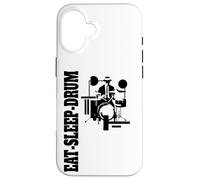 Batterie Batteur Musicien Tambours Retro Batteur Coque pour iPhone 16