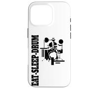 Batterie Batteur Musicien Tambours Retro Batteur Coque pour iPhone 16 Pro