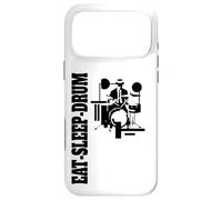 Batterie Batteur Musicien Tambours Retro Batteur Coque pour iPhone 17 Pro Max