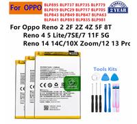Batterie BLP895 BLP819 BLPC29 BLP705 BLPB43 BLPB49 BLPA41 BLP893 BLP835 pour OnePlus Oppo Reno 2 4Z 5F 8T 5 7SE 11F 14 12 13 Pro Reno 14 14C