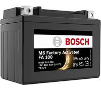 Bosch FA100 - Batterie moto AGM - 12V 55A 4Ah - Adaptée aux motos, mobilettes, enduros, scooters, quads, jet skis - Compatible M4F17, BB4L-B, BTB4L