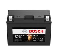 Bosch FA121 - Batterie moto AGM - 12V 115A 8Ah - Adaptée aux motos, mobilettes, enduros, scooters, quads, jet skis - Compatible M6013, BT9B-BS, BT9B