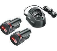 Bosch Kit de démarrage 12V 1600A01L3E – 2 batteries 1,5 Ah et chargeur GAL 1210 CV