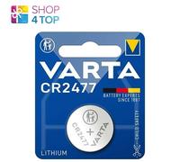 Batterie Bouton Lithium VARTA CR2477 3V Sans Mercure Exp 2033 Indonésie 1BL Neuf