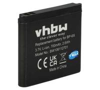 vhbw Batterie Compatible avec Nokia 8800 Sirocco téléphone Portable | (700mAh, 3,7V, Li-ion) - Remplacement pour BP-6x