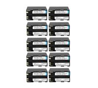 Batterie BP-975/BP-945 6600 MAh, Compatible avec Les Appareils Photo Canon EOS C100 Mark II, EOS C300, EOS C300PL, GL2, XF100 Et XF105.(10PCS)