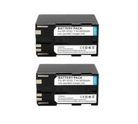 Batterie BP-975/BP-945 6600 MAh, Compatible avec Les Appareils Photo Canon EOS C100 Mark II, EOS C300, EOS C300PL, GL2, XF100 Et XF105.(2 PCS)