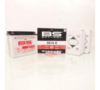 Batterie Bs Battery Pour Moto Harley Davidson 1100 Xlh Sportster Evolution 1987 À 1988 Yb16-B / 12v 19ah Neuf
