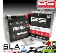 Batterie Bs Battery Sla Btx7L Gia Activée Kawasaki 250 Zz-R 1999 2000 2001 2002