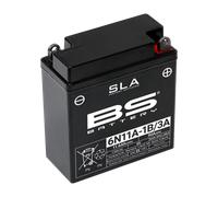 BS-Battery Batterie SLA 6N11A-1B/3A sans entretien activée en usine