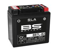 BS-Battery Batterie SLA BB7L-B2 – AGM, sans entretien, activée en usine – Moto Noir