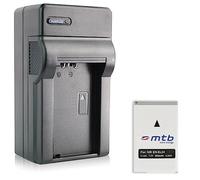 Batterie + Chargeur (Auto, Prise de Courant) EN-EL24 Compatible avec Nikon 1 J5, 1J5 / DL18-50, DL24-85 [Li-ION - 7.2V - 800 mAh - aktueller Infochip]