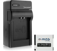 Batterie + Chargeur (Auto/Secteur) pour Canon NB-11L/Ixus 125 HS,265 HS,Powershot A2500... Voir liste