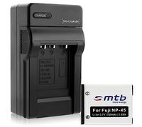 Batterie + Chargeur (Auto/Secteur) pour Fuji Fujifilm NP-45 / Finepix J.. JV.. JX.. JZ.. T.. XP.. Z..v. liste