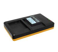 Batterie + Chargeur Dual (USB) Compatible avec Panasonic DMW-BCG10(E), Compatible avec Lumix DMC-TZ10, TZ18, TZ20, TZ25, TZ27, TZ30, TZ31, TZ65 / ZS6, ZS7, ZS8, ZS9, ZS10, ZS15 …. - Voir descriptif!