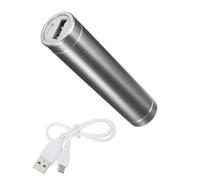 Batterie Chargeur Externe pour Samsung Galaxy A52s Universel Power Bank 2600mAh avec Cable USB/Mirco USB Secours Telephone (Argent)