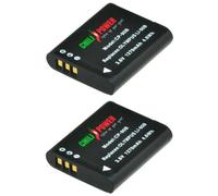 Batterie ChiliPower Li-90B / Li-92B pour Olympus - 1270mAh - Pack de 2
