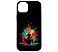 Batterie colorée pour amateurs de musique pour enfants et hommes Coque pour iPhone 14 Plus