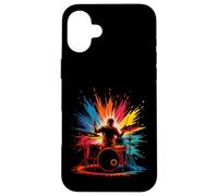 Batterie colorée pour amateurs de musique pour enfants et hommes Coque pour iPhone 16 Plus