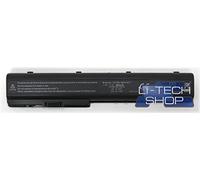 Batterie compatible 10,8 V 11,1 V 6 cellules pour HP Pavillon DV7 - 2050EI 4400 mAh noir
