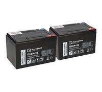 Batterie compatible 24 V 15 Ah (2 x 12 V 15 Ah) pour scooter électrique
