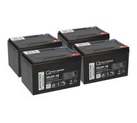 Batterie Compatible 48V 15Ah (4x12V 15Ah) E-Scooter E-Roller