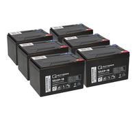 Batterie Compatible 72V 15Ah (6x12V 15Ah) E-Scooter E-Roller
