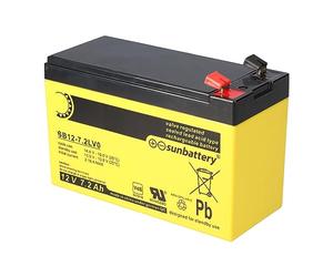 Batterie compatible avec ABUS BT2070 12 V 7,2 Ah VDs entre autres applications telles que l'alimentation de secours et l'onduleur UPC