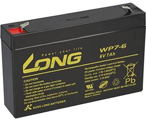 Batterie compatible avec batterie Panasonic LC-R067R2P 6 V 7,2 Ah AGM