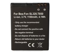 Batterie compatible avec Bea-Fon SL320 Batterie T850, DRTEL-4D-01, Olympia Brio