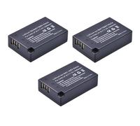 Batterie Compatible avec Canon LP-E17 + Chargeur Double - Compatible avec Les appareils Photo Canon EOS R100/RP/200D/77D/M3-M6/250D/750D-800D/8000D/Rebel T8i-T6i/T6s(3 Batteries)