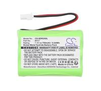 Batterie Compatible avec Dogtra 2000NCP Transmitter Ni-MH 7.2V 700mAh - BP2T, BPRR