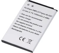 Batterie compatible avec Emporia SIMPLICITYglam 4G V227 Li-ion 3,7V 1200mAh 4,4Wh, 54x42x5mm