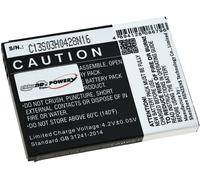 Batterie compatible avec Emporia type AK-F220, 3,7 V, Li-Ion
