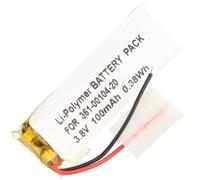 Batterie compatible avec Garmin Forerunner 45, Li-Polymer, 3,8 V, 100 mAh, 0,38 Wh