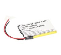 Batterie compatible avec Garmin Venu, Fenix 6s Pro, Li-Polymer, 3,8 V, 180 mAh, 0,68 Wh, sans outils