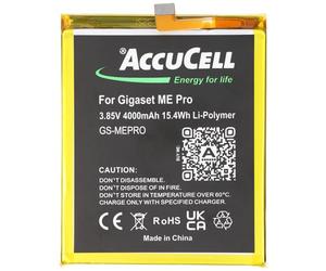 Batterie compatible avec Gigaset ME Pro Li-Polymer 3,85 V 4000 mAh 15,4 Wh - Dimensions : 81,2 x 66,2 x 4,3 mm