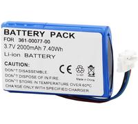 Batterie compatible avec GPS Garmin Zumo 590,595,590LM,595LM (2000 mAh,3,7 V,Li-Ion)