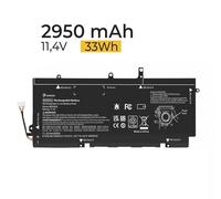 Batterie Compatible avec HP EliteBook Folio 1040 G3-W8E62UP 33Wh 11,4V 2950mAh - Visiodirect -