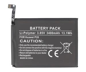 Batterie compatible avec Huawei P20 Lite HB366481ECW Li-polymère 3,85 V avec 3000 mAh max. 11,6 Wh