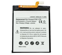 Batterie compatible avec le Huawei P20 Lite Batterie HB366481ECW Li-Polymer 3,85 Volt avec 3000mAh max. 11,6Wh