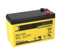 Batterie compatible avec le système d'alarme Abus Terxon SX AZ4000 12 V 7,2 Ah homologuée VD - Durable - Sans entretien - Fiable - Batterie de rechange - Batterie - Batterie