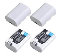 Batterie Compatible avec Les appareils Photo Canon EOS 90D, EOS R, R5, R6, R7, RP, 6D, 7D, 5D Mark II, III, IV, 5D, 60D, 70D, 80D, 5DS et LP-E6/LP-E6N (2650 mAh).(4 Battery)