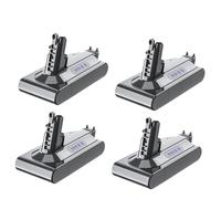 Batterie Compatible avec Les aspirateurs Dyson V10 et SV12, 25,6 V, 6000 mAh, Remplacement for modèles Absolute et Fluffy.(4PS V10)